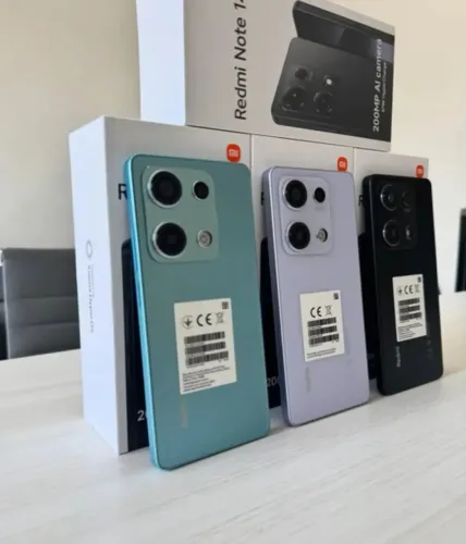 Celular Xiaomi Redmi Note 14S 258GB / 8GB de RAM Preto Azul Roxo Camera 200 Mpx Entregamos