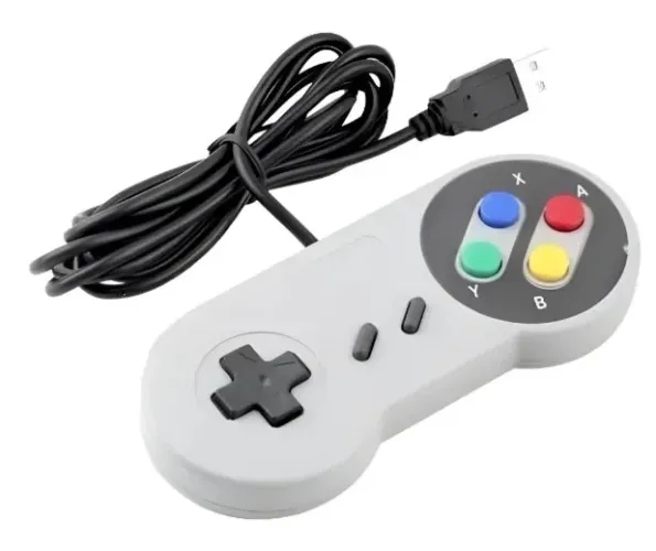 Controle USB estilo Super Nintendo LH-558 - Loja Natan Informática