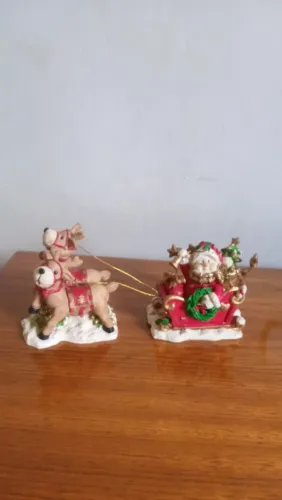 Enfeite de natal importado em gesso