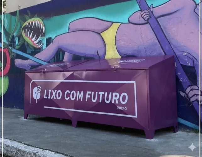Lixeira grande capacidade 2900lts