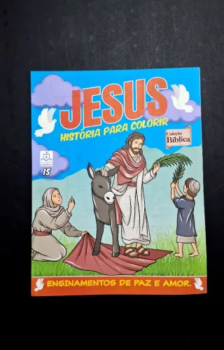 LIVRO DE COLORIR COM TEMAS BÍBLICOS