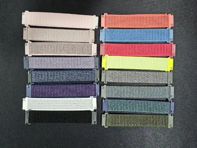 Pulseira 20mm nylon com velcro, consulte-nos