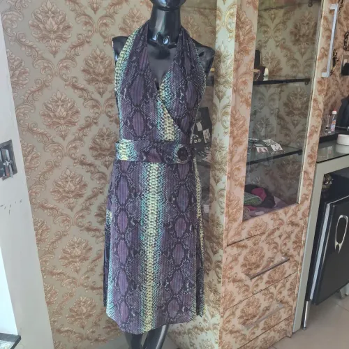 KAREN MILLEN vestido animal print