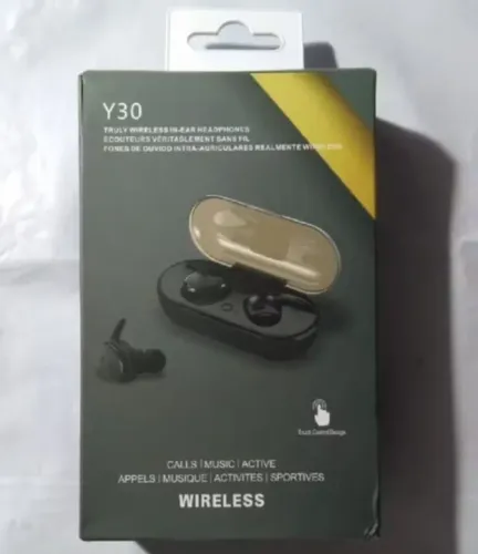 Fone de Ouvido Bluetooth Y30 - Sem Fio  