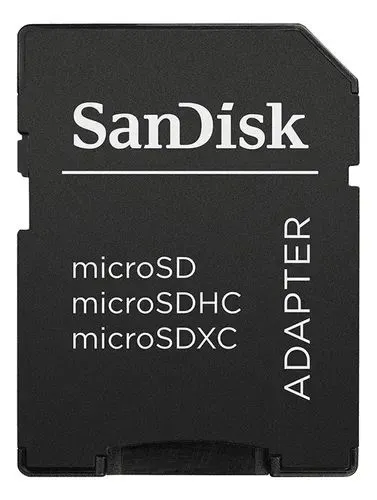 Adaptador SD para MicroSD Sandisk e outros 