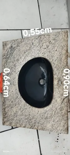 Cuba de Apoio com Bancada em Granito