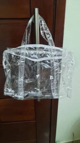 Bolsa transparente para carregar seu material para estágio com estilo!
