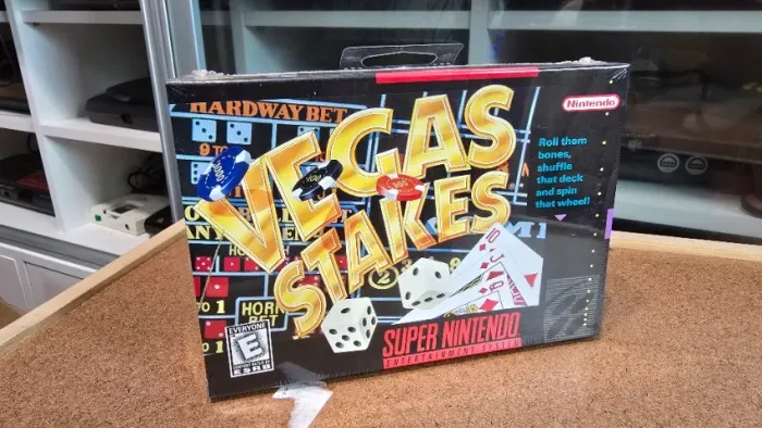 Jogo Vegas Stakes para Super Nintendo LACRADO DE FÁBRICA
