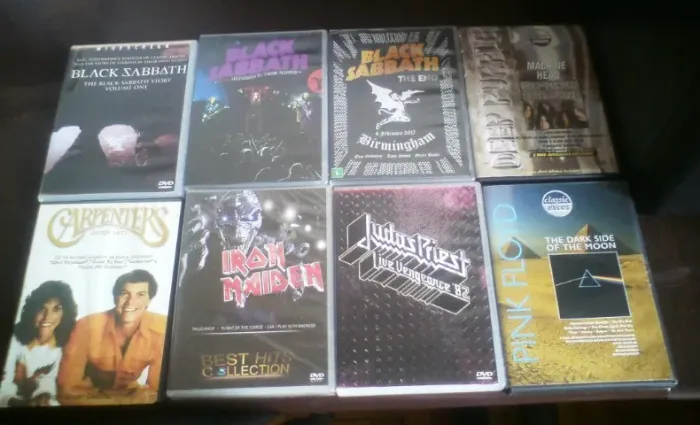DVD clássicos do rock e pop em oferta. Muito além do fast food descartável do streaming!