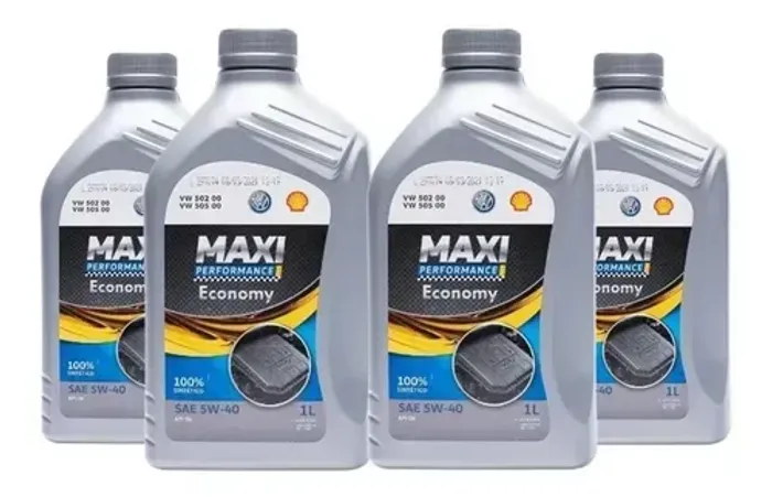 Kit 4 Litros 502 5w-40 Maxi Performance Oleos Shell Original