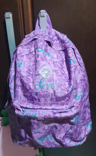 Mochila Lilás Clio Style - Backpacks (Envio Pela OLX Pay)