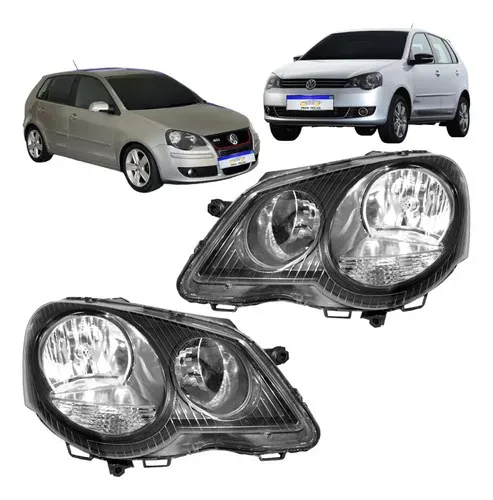 Farol Volkswagen Polo 2007 2008 2009 2010 2011 2012 A 2015