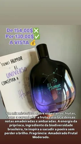 Natura Humor estelar masculino 