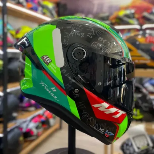 Capacete Targo S IVAN ORTOLA 2024 B6. 12x cartão