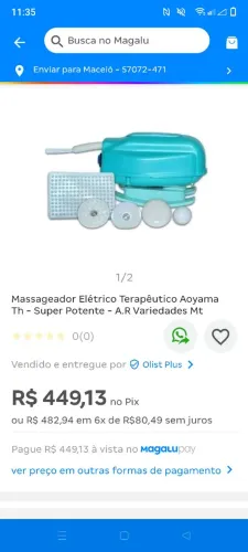 Massageador terapêutico