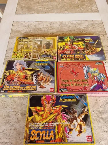 Lote bonecos Cavaleiros do Zodiaco