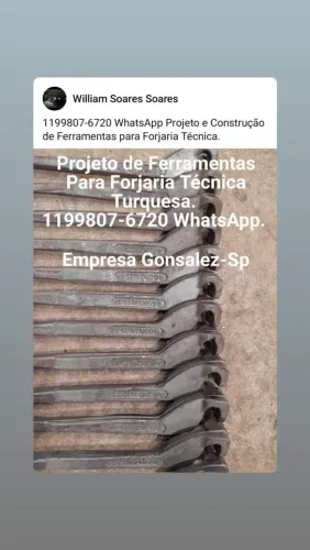 Projeto de Ferramentas para Forjaria de Turquesa.