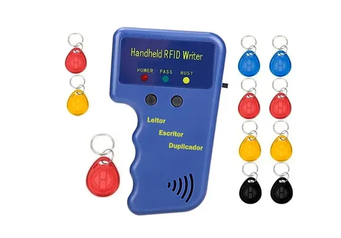 Leitor Escritor, Copiador e Duplicador, Tag Portão ou Porta - RFID 125khz  