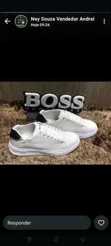 Tênis Hugo Boss Branco - Novo!