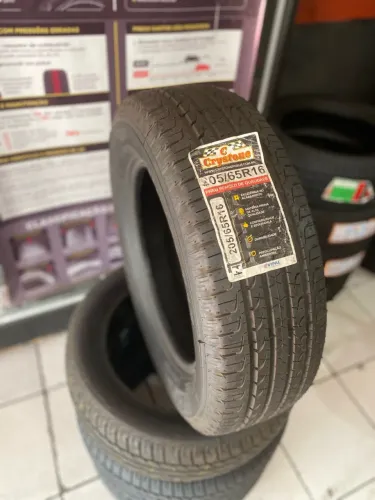 Pneu Crystone 205/65/R16 Remold (instalação grátis)