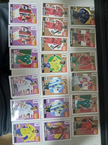 Figurinhas legends da copa 2026
