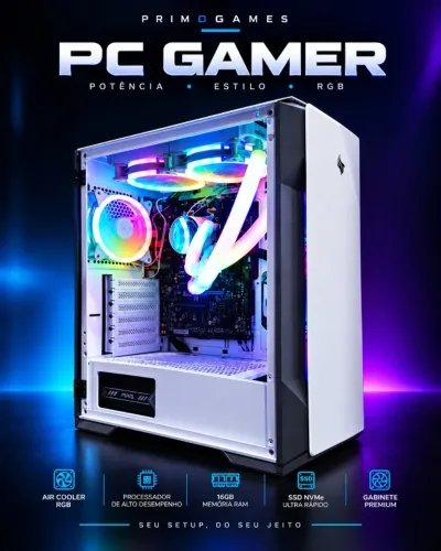 PC GAMER AM5-RYZEN 5 8500G-16GB DDR5-NVME 512GB