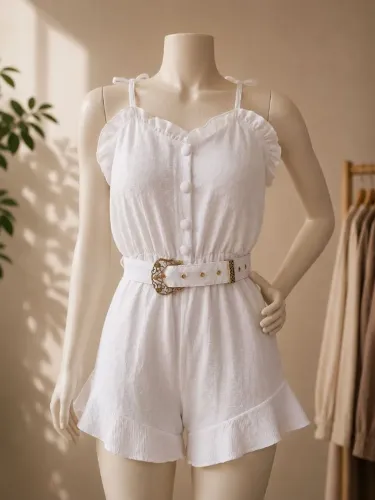 Macacão branco Feminino 