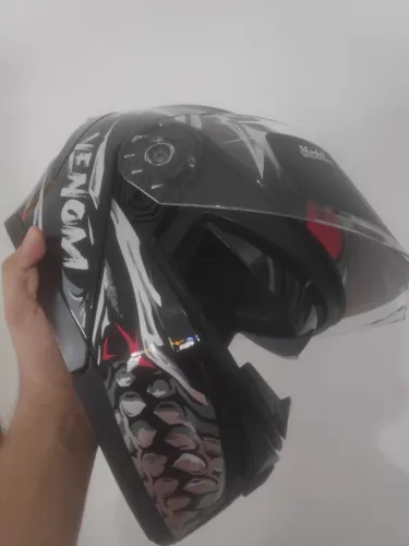 Capacete Articulado com 2 Viseiras