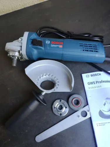 Esmerilhadeira original Bosch 900w com regulador de velocidade profissional promoção nova