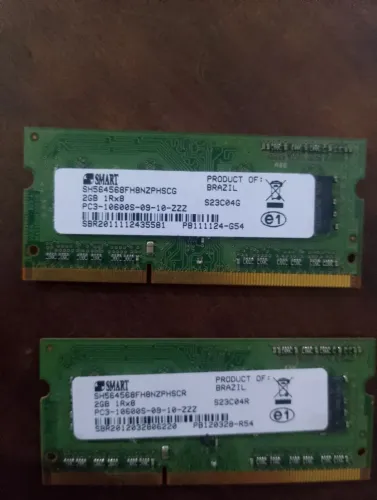 Memória RAM DDR3 2gb vai os dois por 35 reais