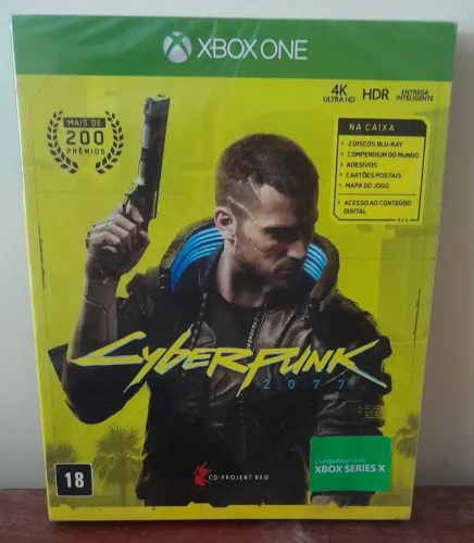 Cyberpunk 2077 Jogo Xbox One Mídia Física Novo Lacrado