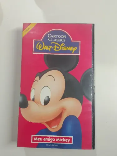 fita VHS Walt Disney meu amigo Mickey dublado