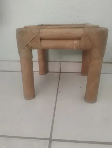 Banqueta de bambu guadua
