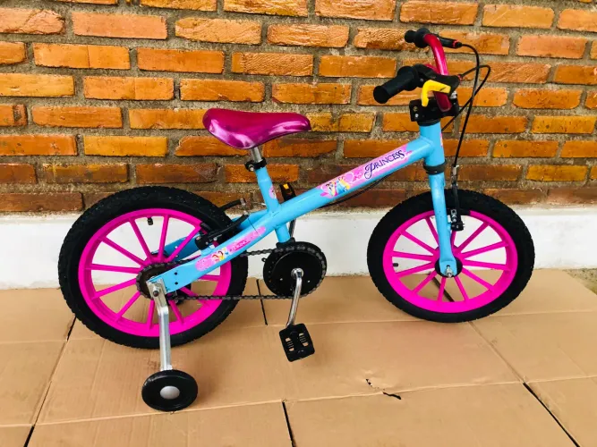 Bicicleta infantil aro 16, para crianças com idade entre 3 a 6 anos