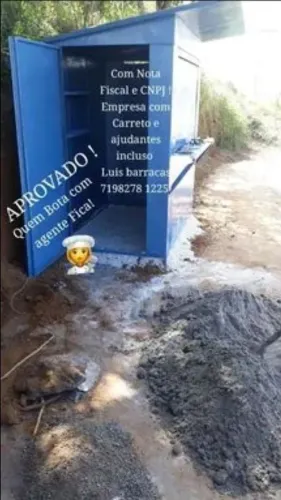 Barraca Fábrico todos os tamanhos 