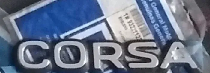 Emblema CORSA original Chevrolet GM serve em Corsa wind gls sedan pickup gsi wagon