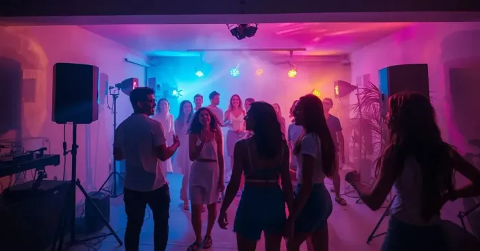 Som DJ e iluminação para festas e eventos