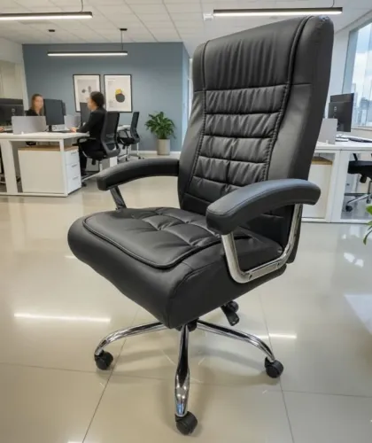 CADEIRA ESCRITÓRIO PRESIDENTE LUXO MÔNACO (Novas)