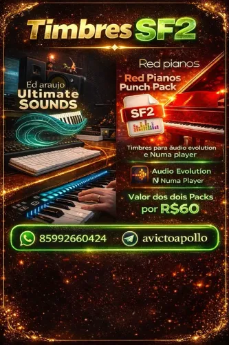 RED PIANOS SF2 PUNCH PACK + ED ARAUJO ULTIMATE SOUNDS.