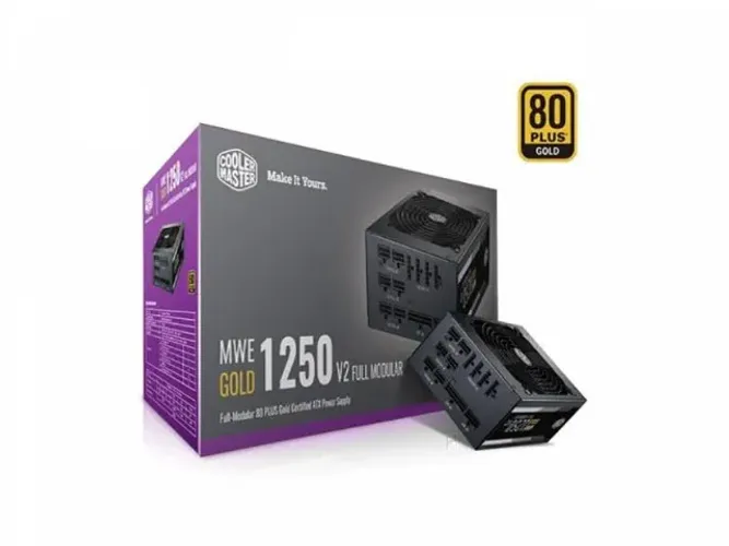 Fonte Cooler Master MWE Gold V2 1250W, 80 Plus Gold, Full Modular