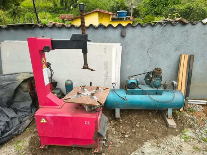 Maquinário de borracharia e Lava a jato