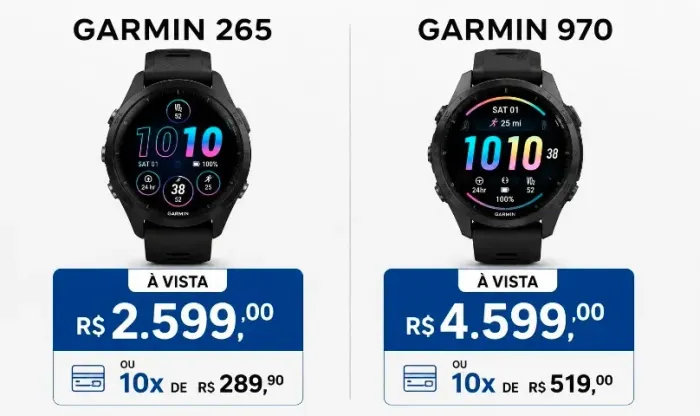 Relógios Garmin para Corrida, Natação, triatlo, bike - pronta entrega