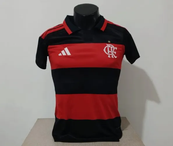 Camisa do Flamengo Femenina P / M / G Babyloock