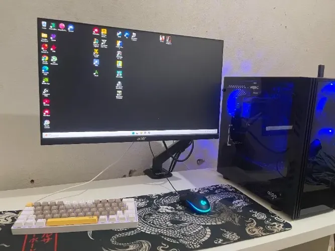 PC Gamer Completo RTX 4060 + i5-12400F + Monitor Acer 200Hz