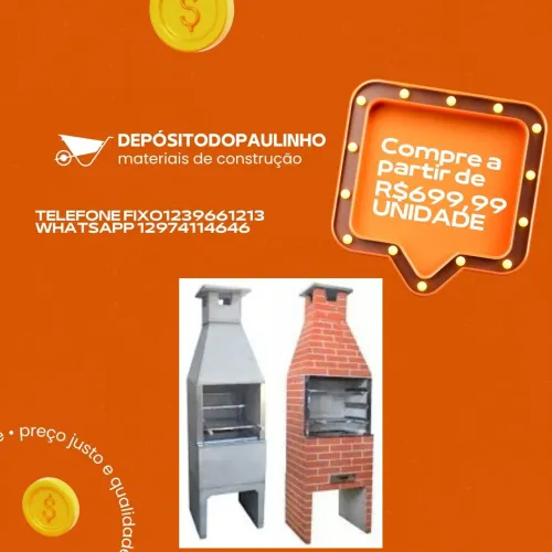 Churrasqueiras premoldada 