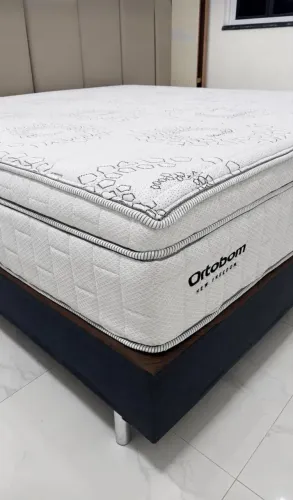 Cama box Ortobom king size 1,98x2,00