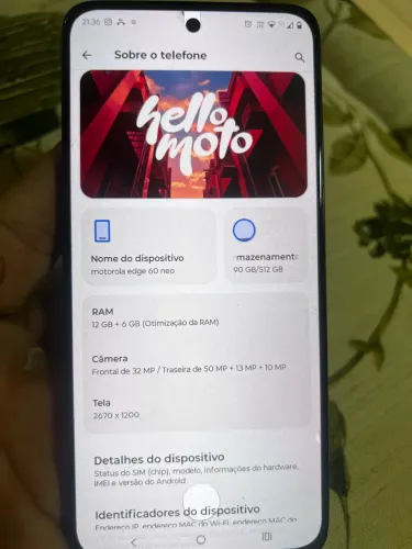 Moto Edge 60 pró 512GB