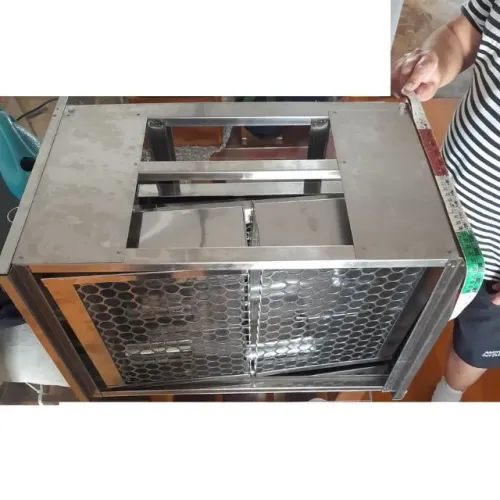 churrasqueira para apartamento aço inox grande 55x40