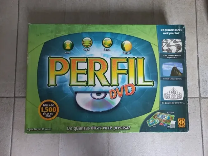 JOGO DE TABULEIRO PERFIL  DVD GROW COMPLETO 