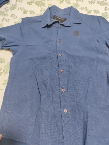 Camisa manga curta infantil da Calvin Klein jeans
